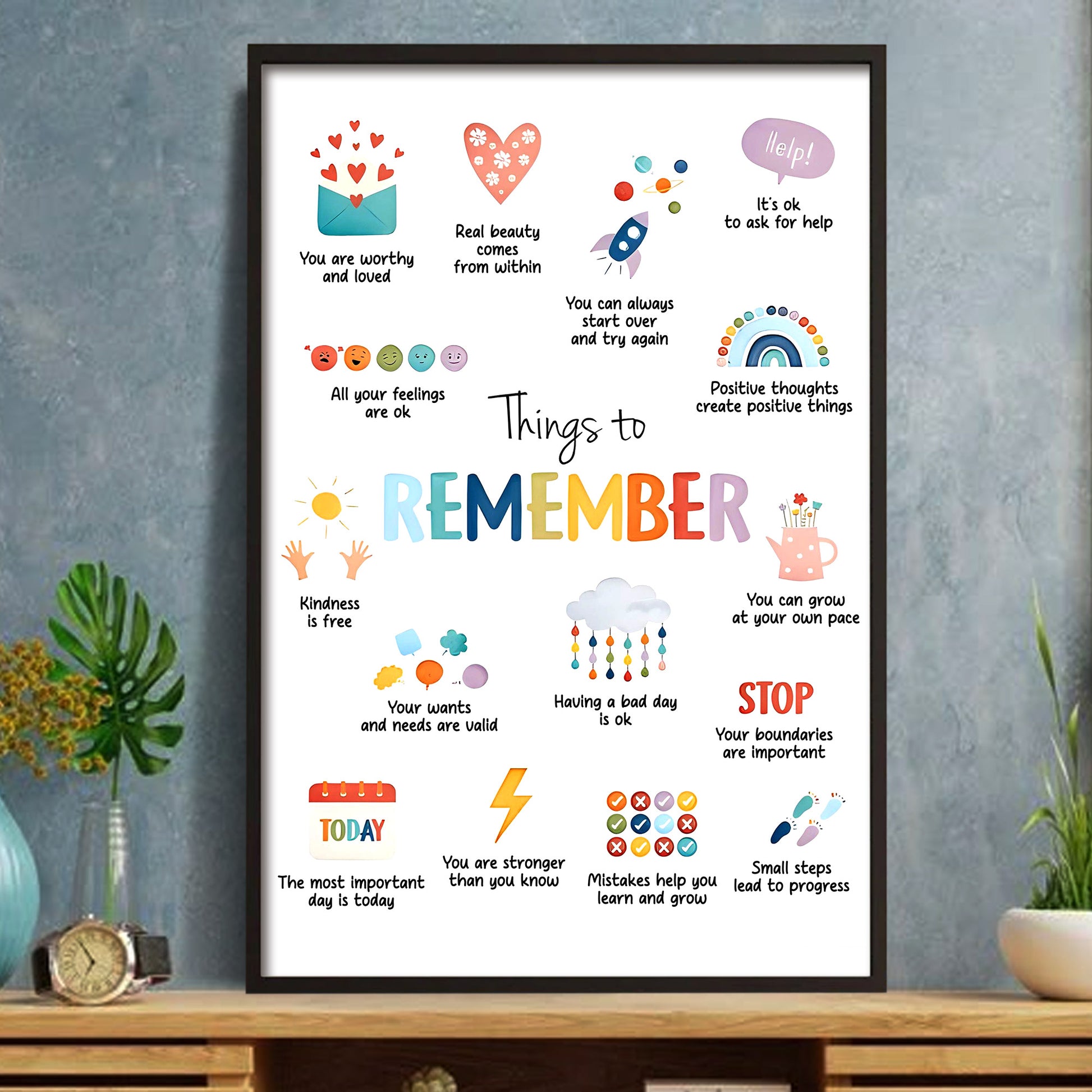 Things to Remember Heart Cloud and Lightning Bolt