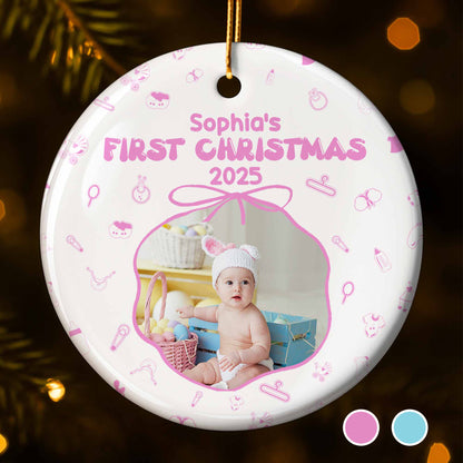 First Christmas, Baby And Cute Holiday Icons