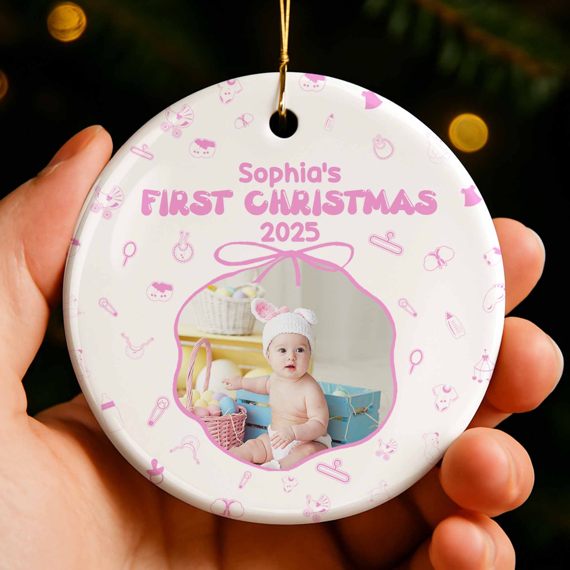 First Christmas, Baby And Cute Holiday Icons