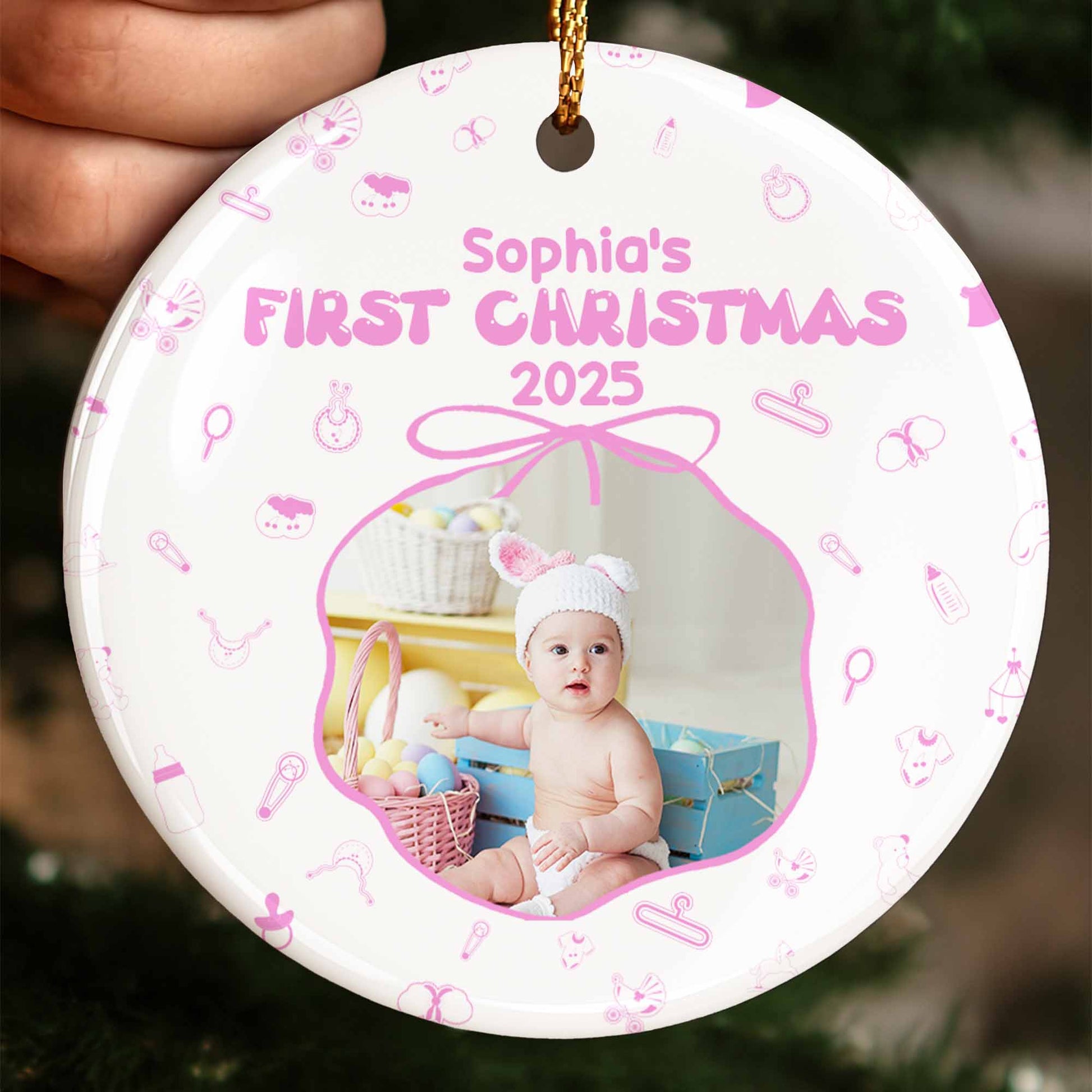 First Christmas, Baby And Cute Holiday Icons