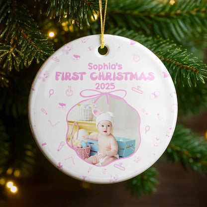 First Christmas, Baby And Cute Holiday Icons