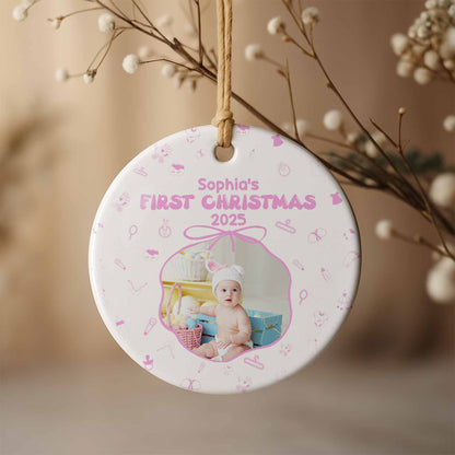 First Christmas, Baby And Cute Holiday Icons