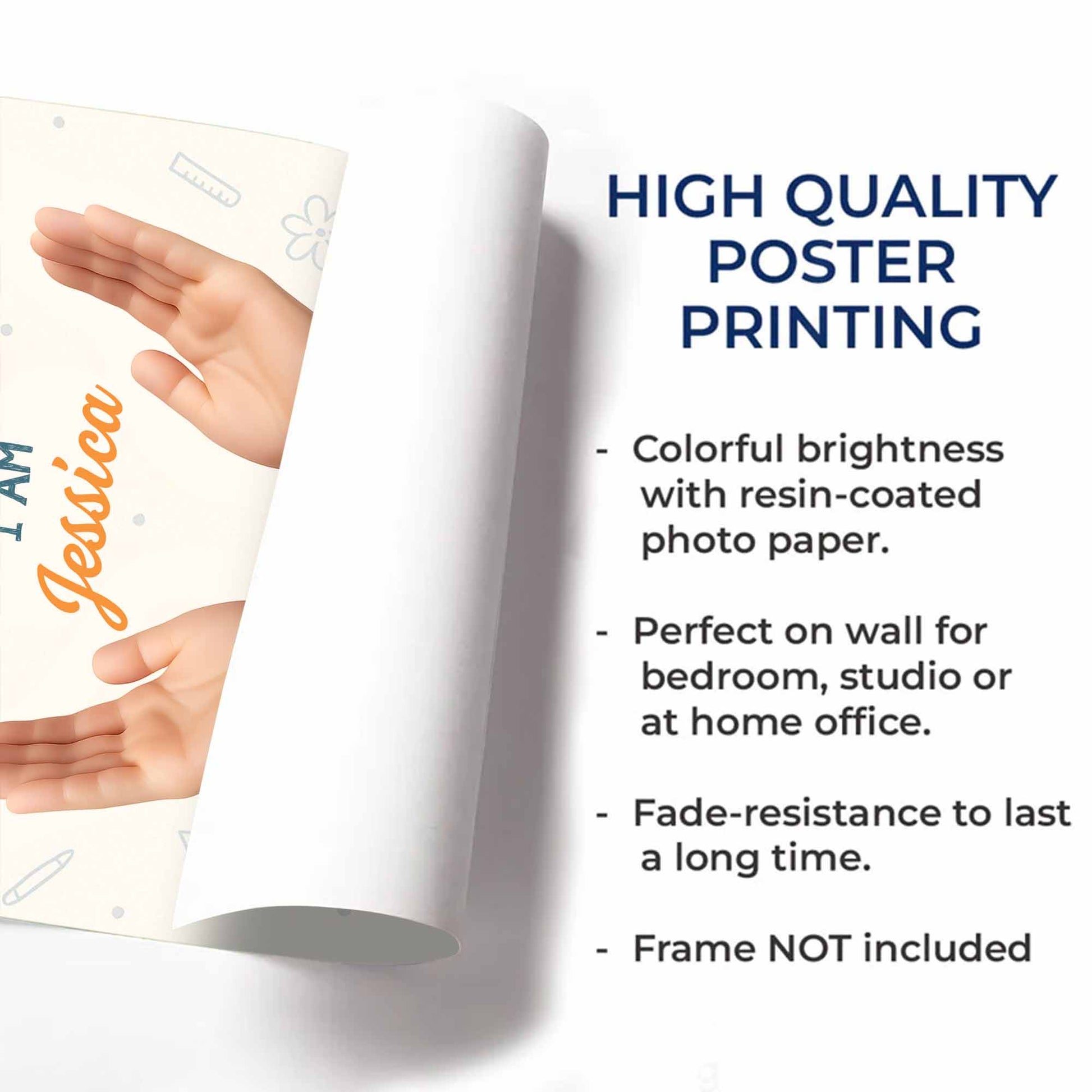 I Am Loved I Am Strong, Inspiring Words With Hands