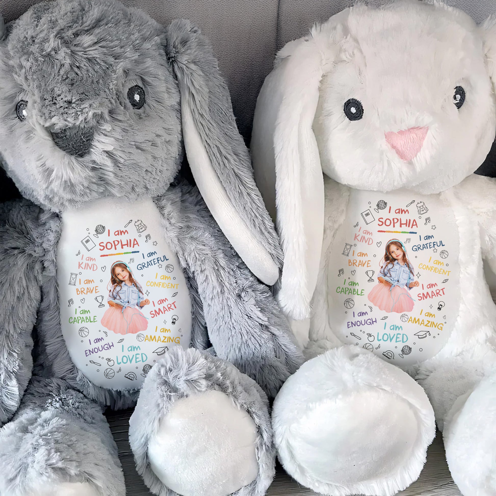 I Am Kind, I Am Brave, Heart And Affirmations Design