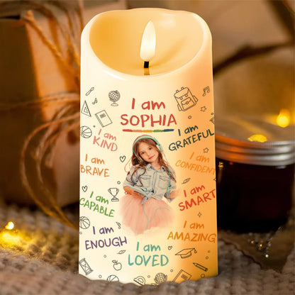 I Am Kind, I Am Grateful, Positive Affirmation Candle