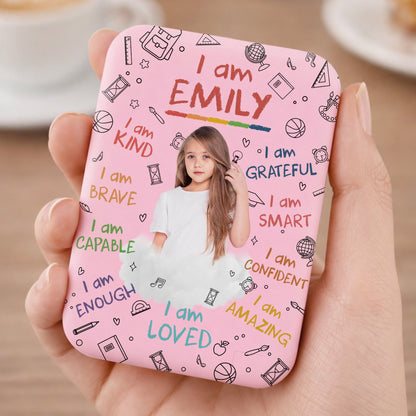 I Am Kind Brave Capable Empowering Affirmations With School Icons