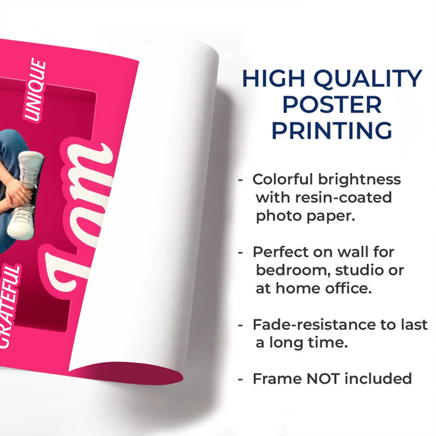 I Am Strong, Loved, Kind, Inspirational Girl