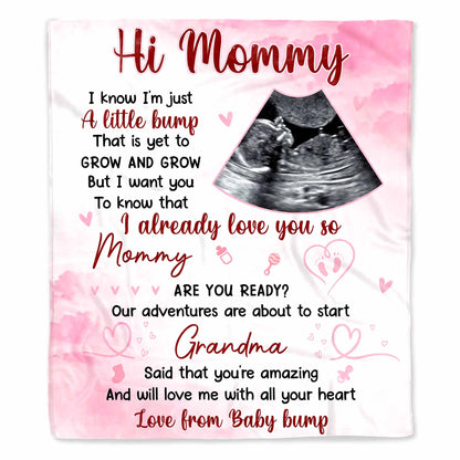 Hi Mommy Our Adventures Are About to Start Love from Baby Bump