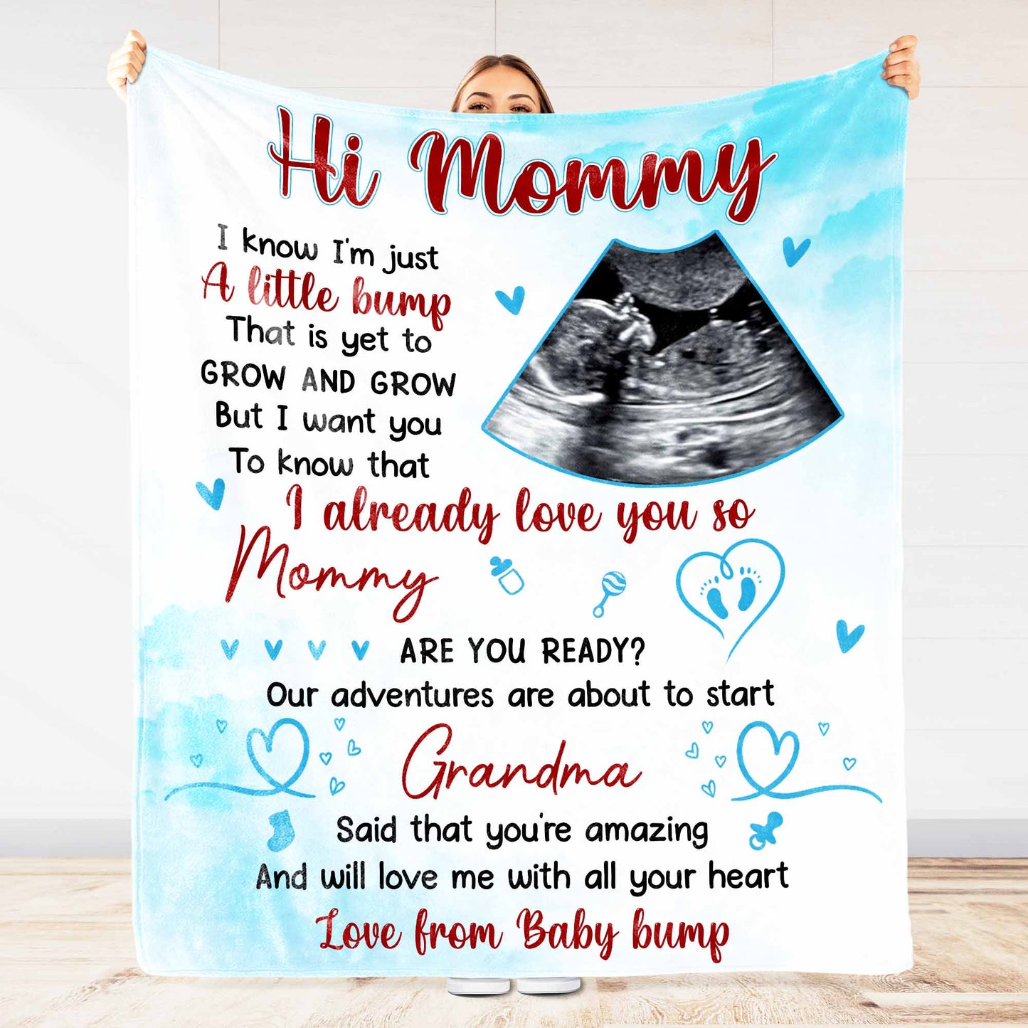 Hi Mommy Our Adventures Are About to Start Love from Baby Bump