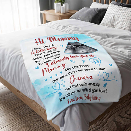 Hi Mommy Our Adventures Are About to Start Love from Baby Bump