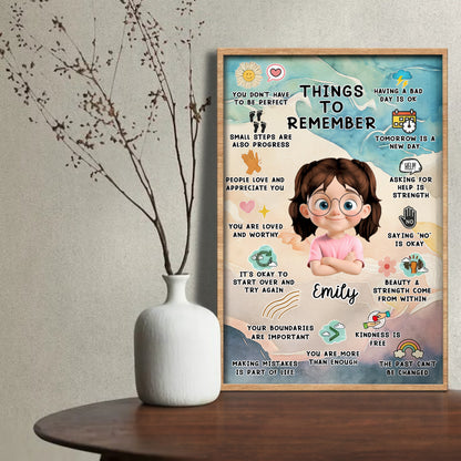 You Don't Have to Be Perfect, Flowers, Hearts, and Stars