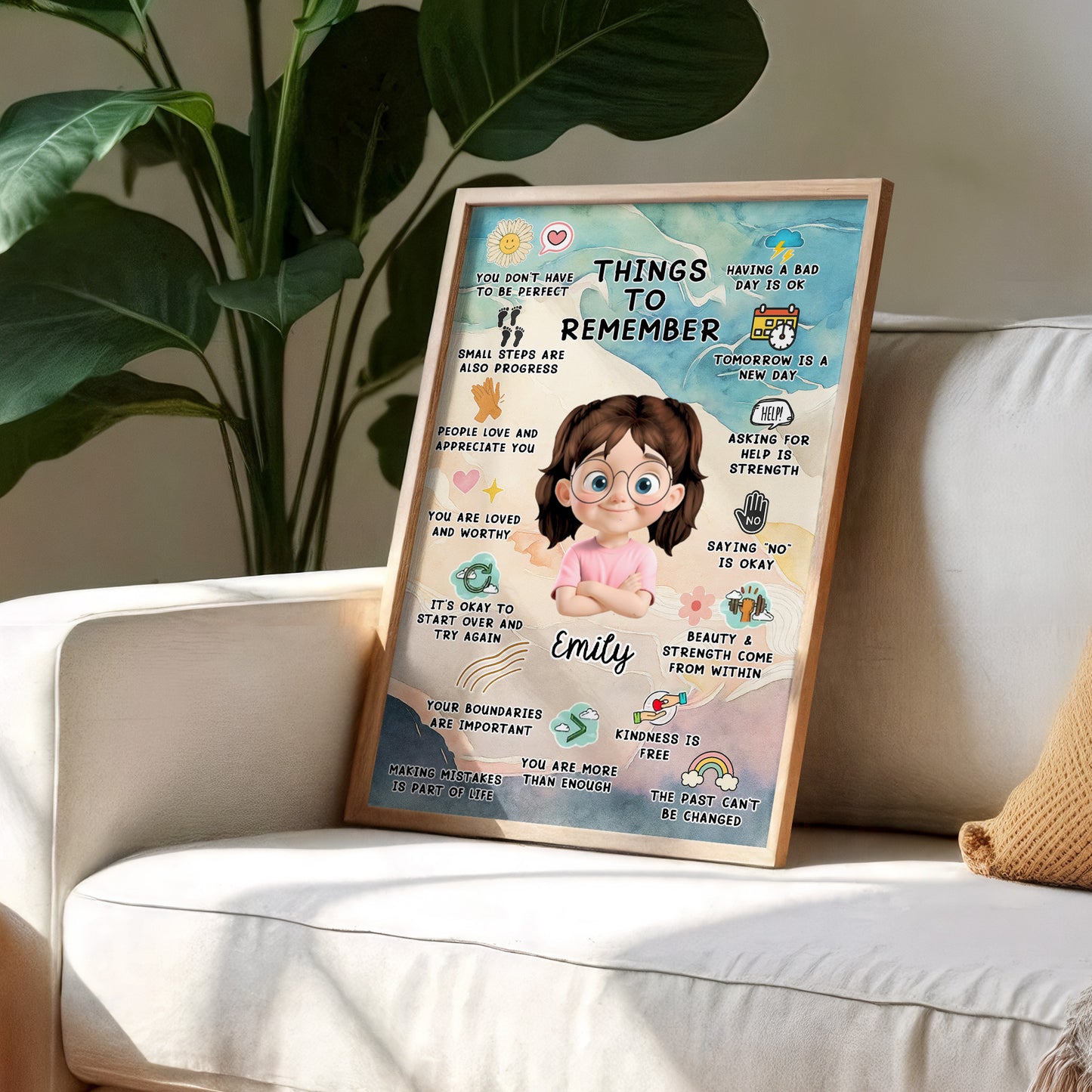 You Don't Have to Be Perfect, Flowers, Hearts, and Stars