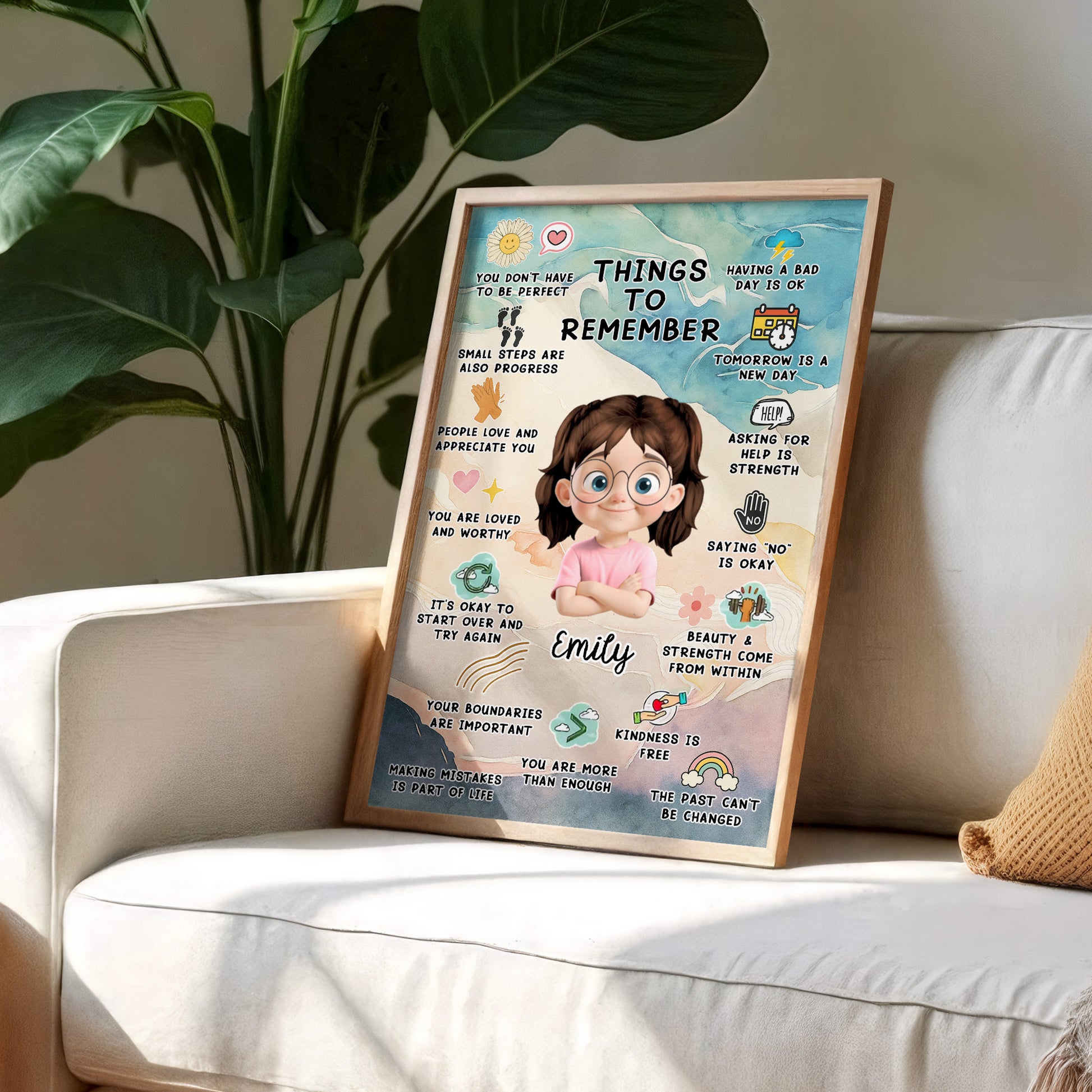 You Don't Have to Be Perfect, Flowers, Hearts, and Stars