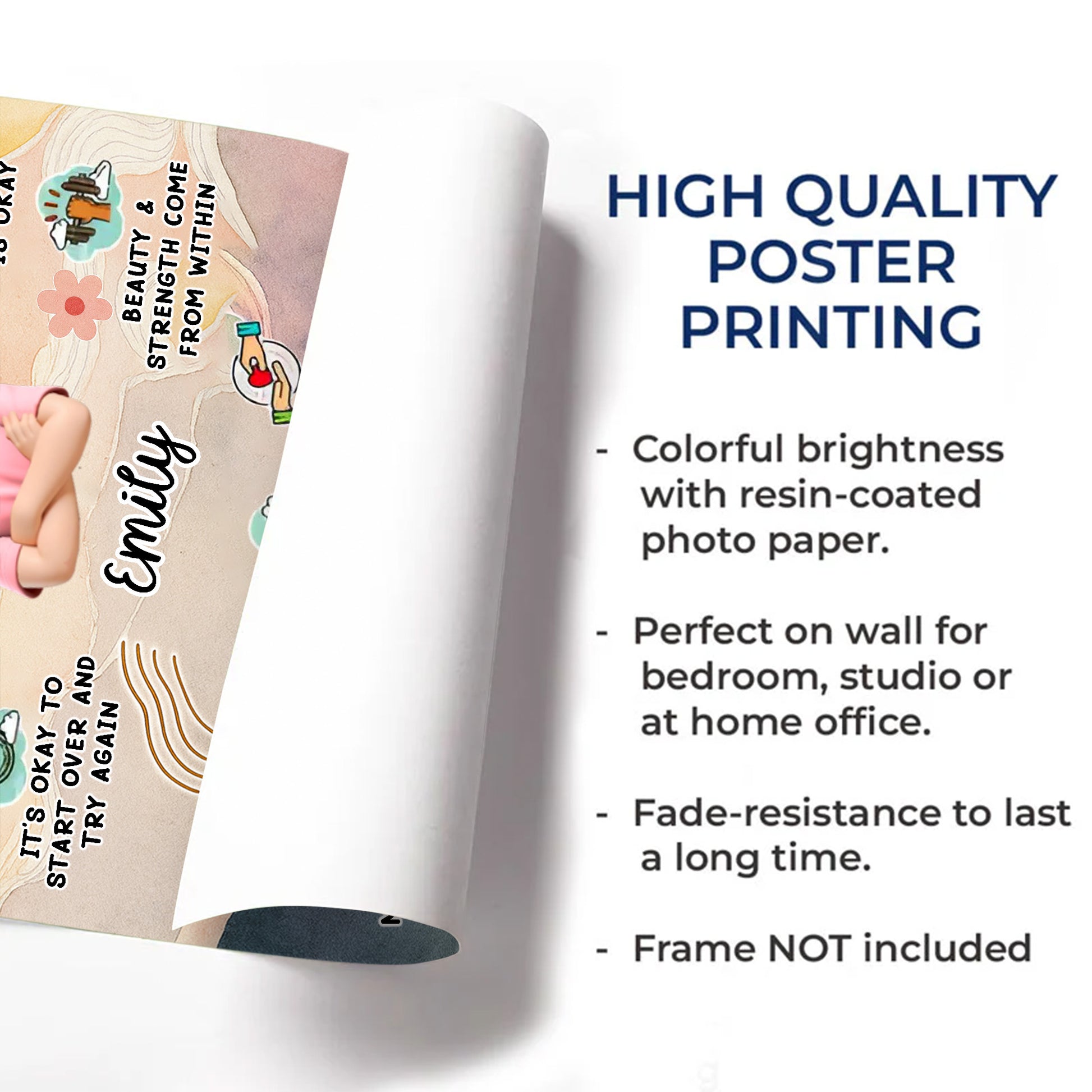 You Don't Have to Be Perfect, Flowers, Hearts, and Stars