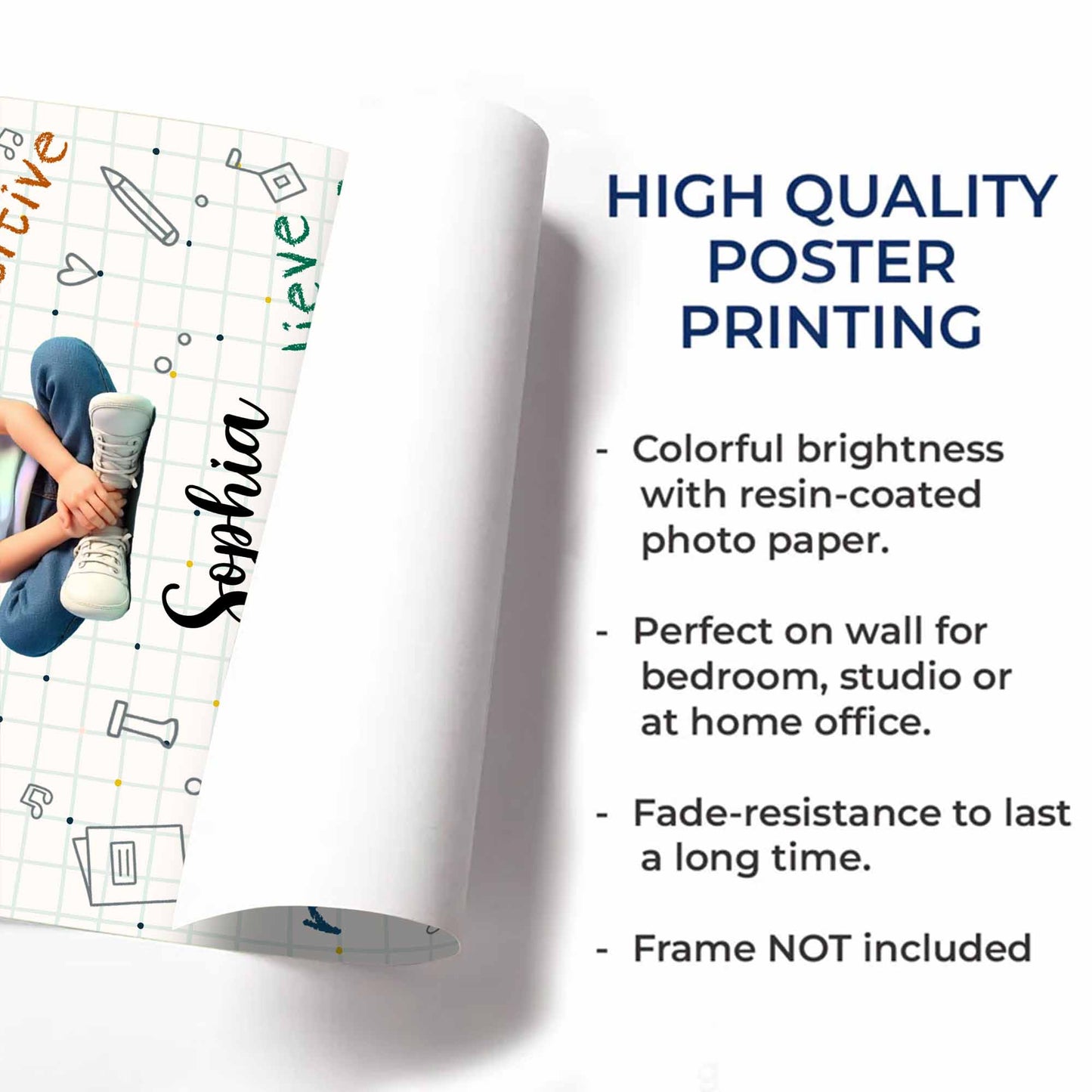 I Can Do Hard Things, Learn And Believe Poster