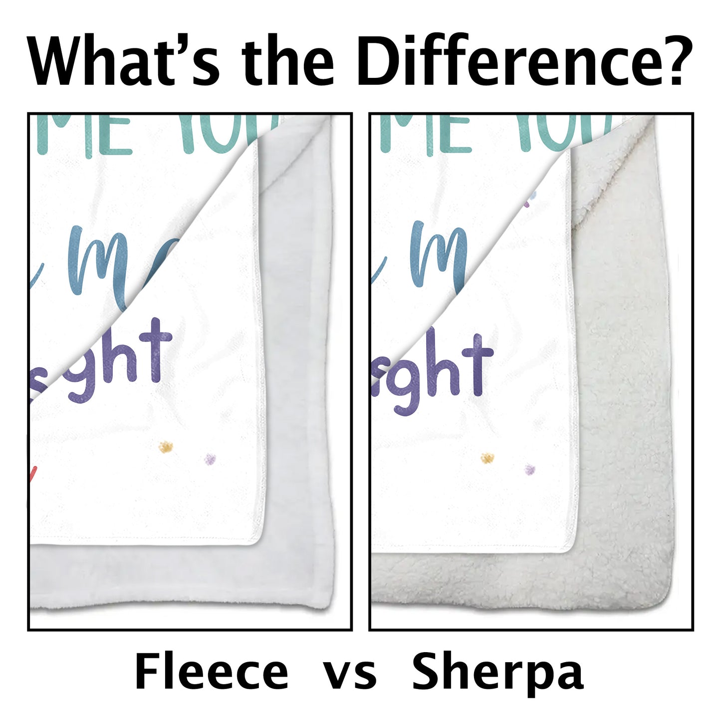 Read Me a Story, Tuck Me In Tight, Girl & Rainbow Blanket