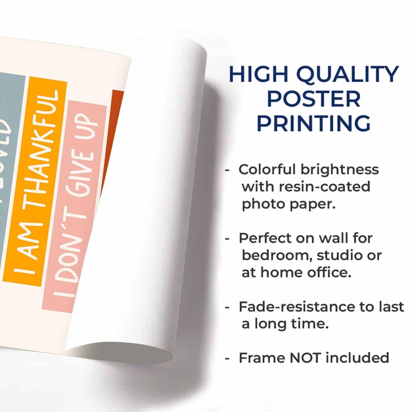 I Dream Big, I Am Brave, Inspirational Poster