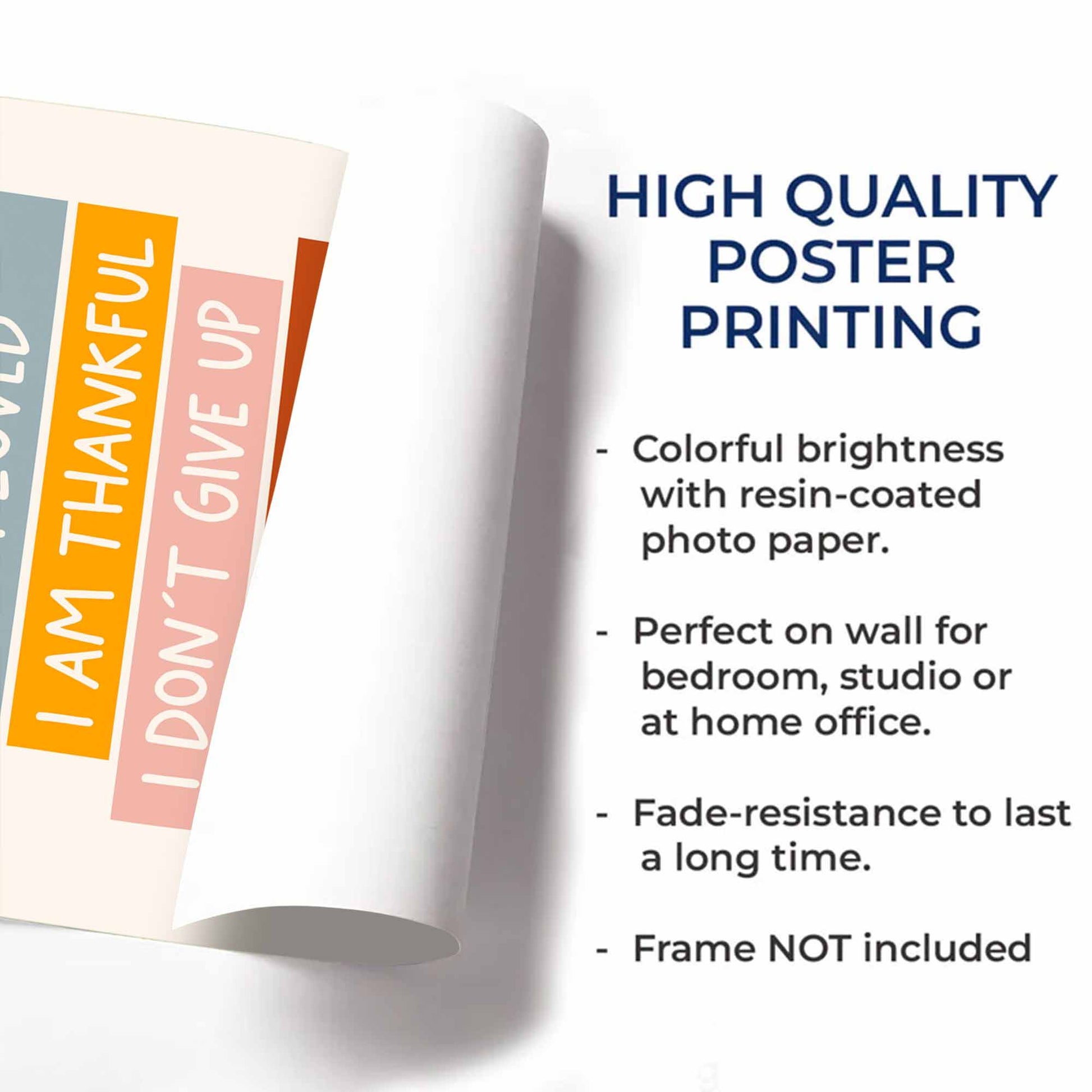 I Dream Big, I Am Brave, Inspirational Poster