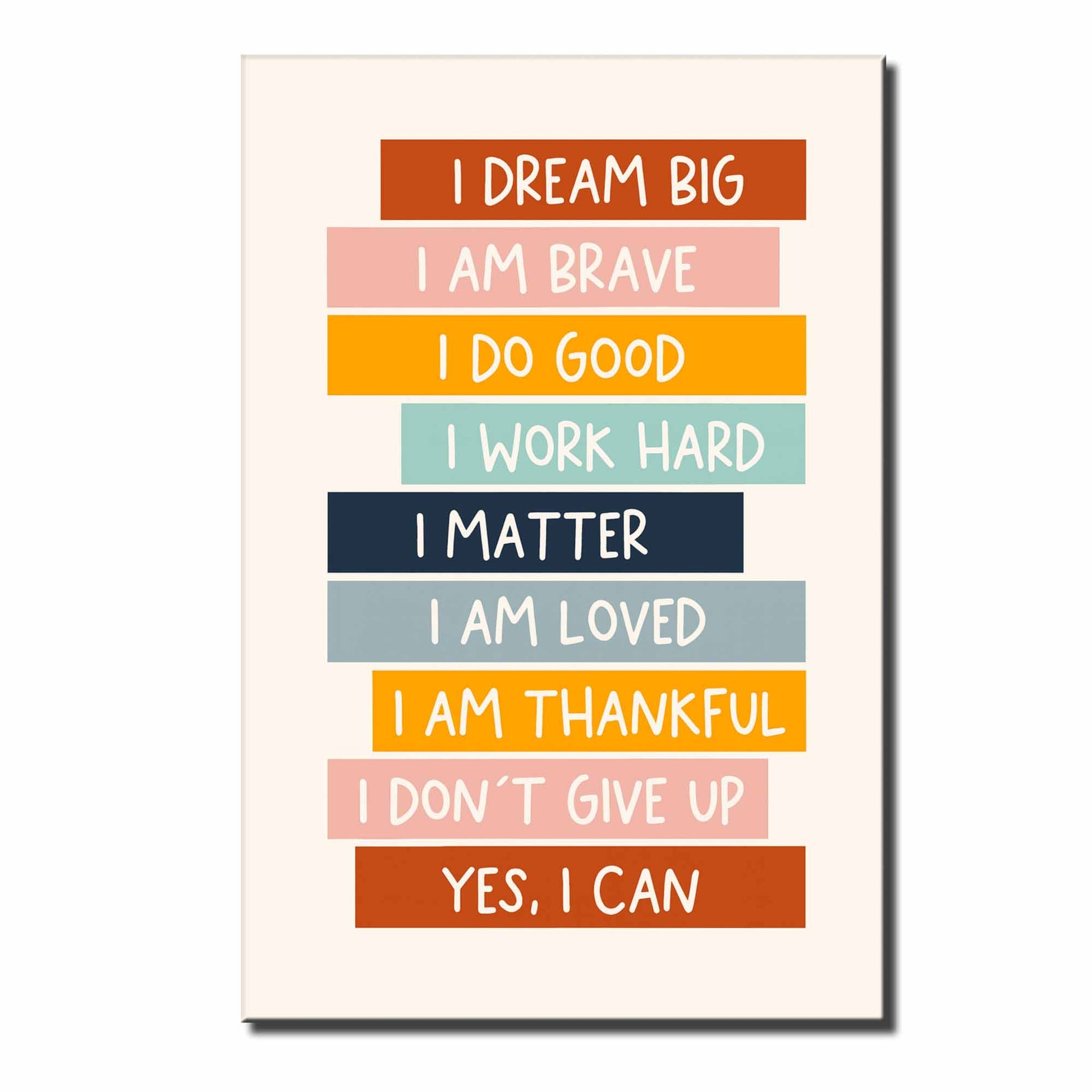 I Dream Big, I Am Brave, Inspirational Poster