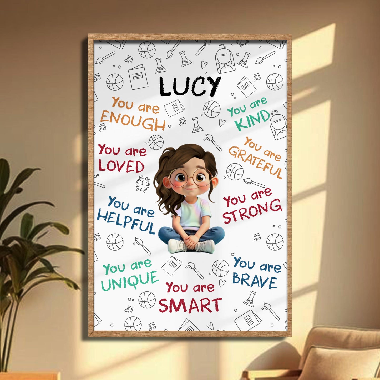 You Are Enough, Loved, Helpful, Positive Affirmations