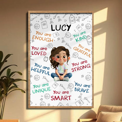 You Are Enough, Loved, Helpful, Positive Affirmations