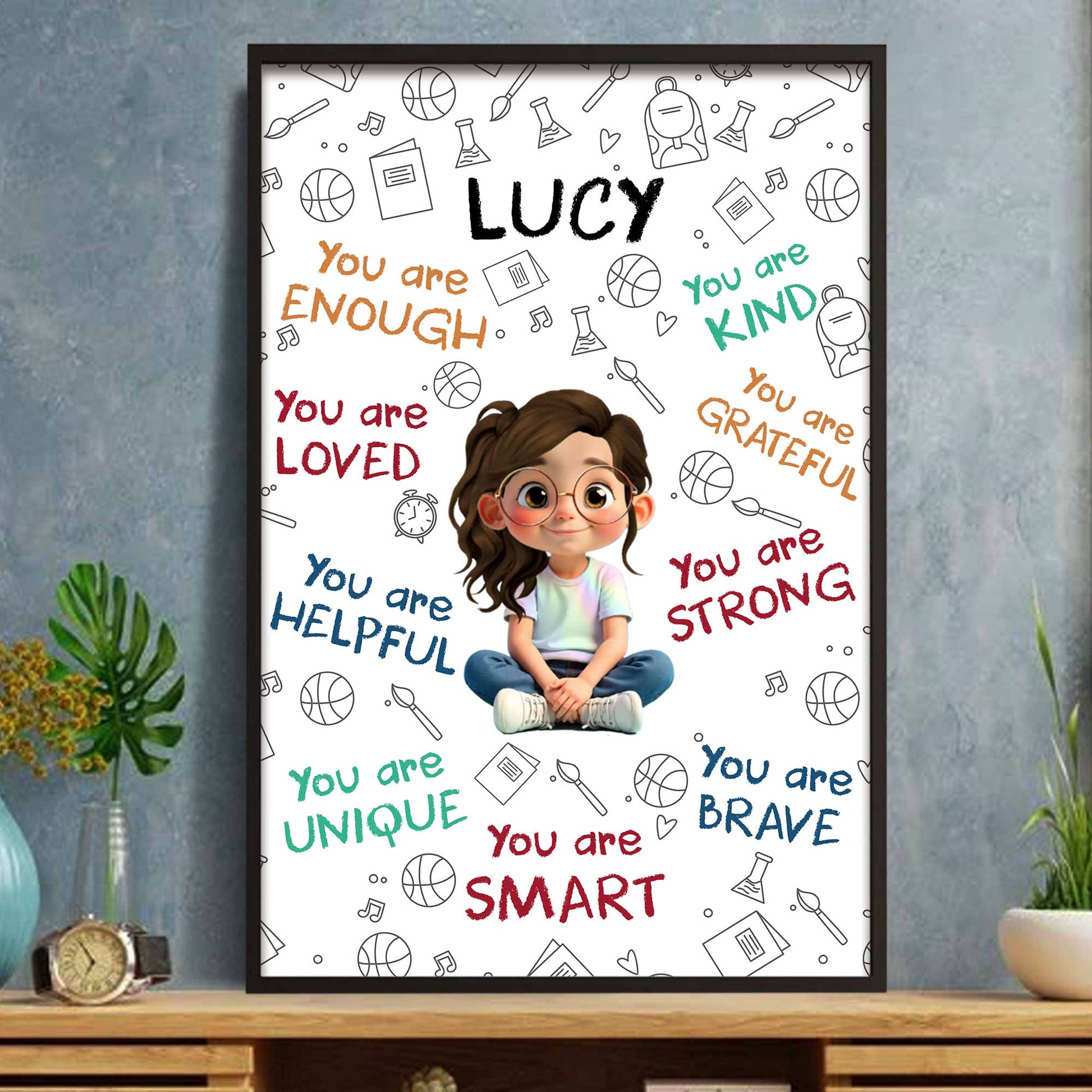 You Are Enough, Loved, Helpful, Positive Affirmations