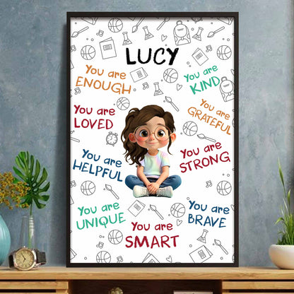 You Are Enough, Loved, Helpful, Positive Affirmations