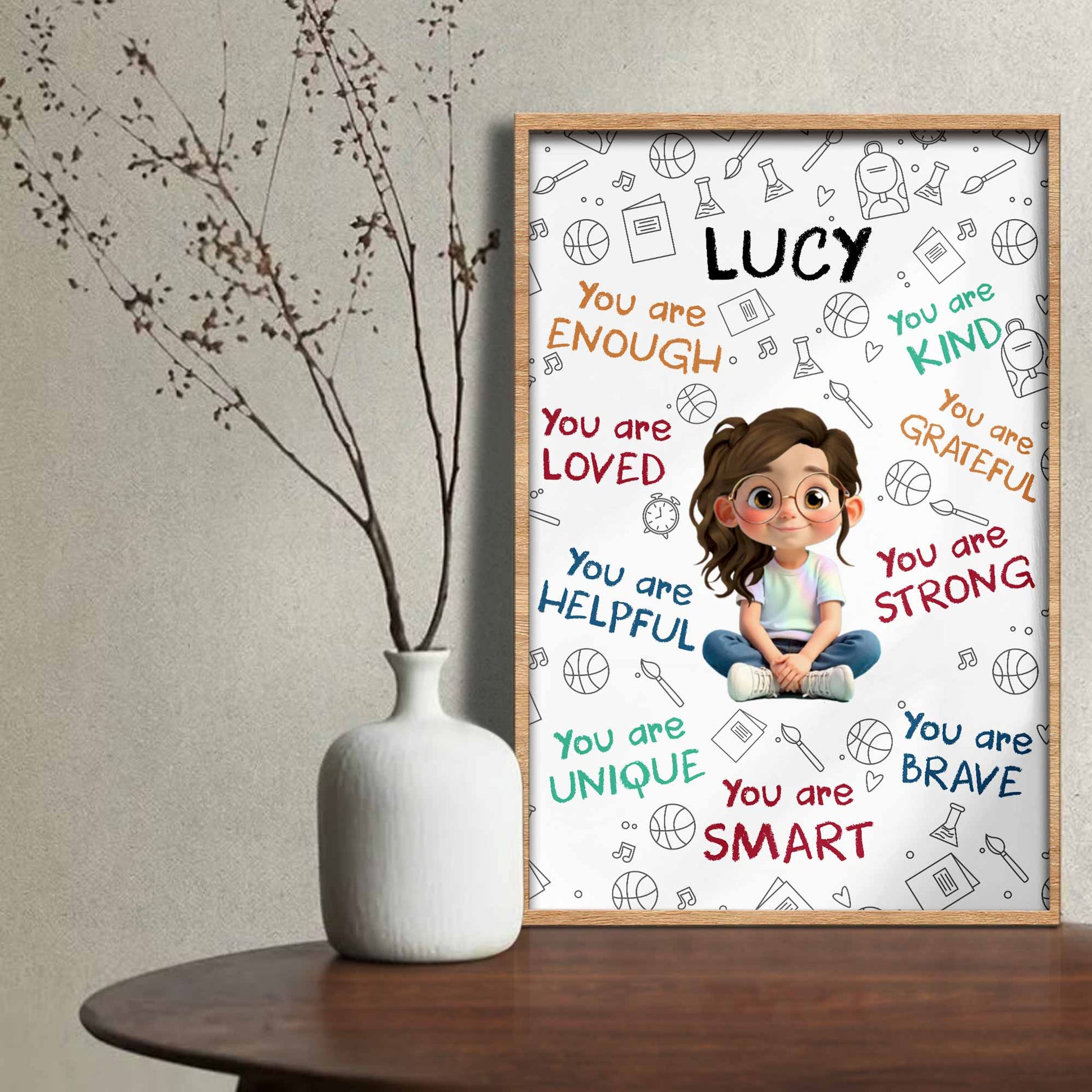 You Are Enough, Loved, Helpful, Positive Affirmations