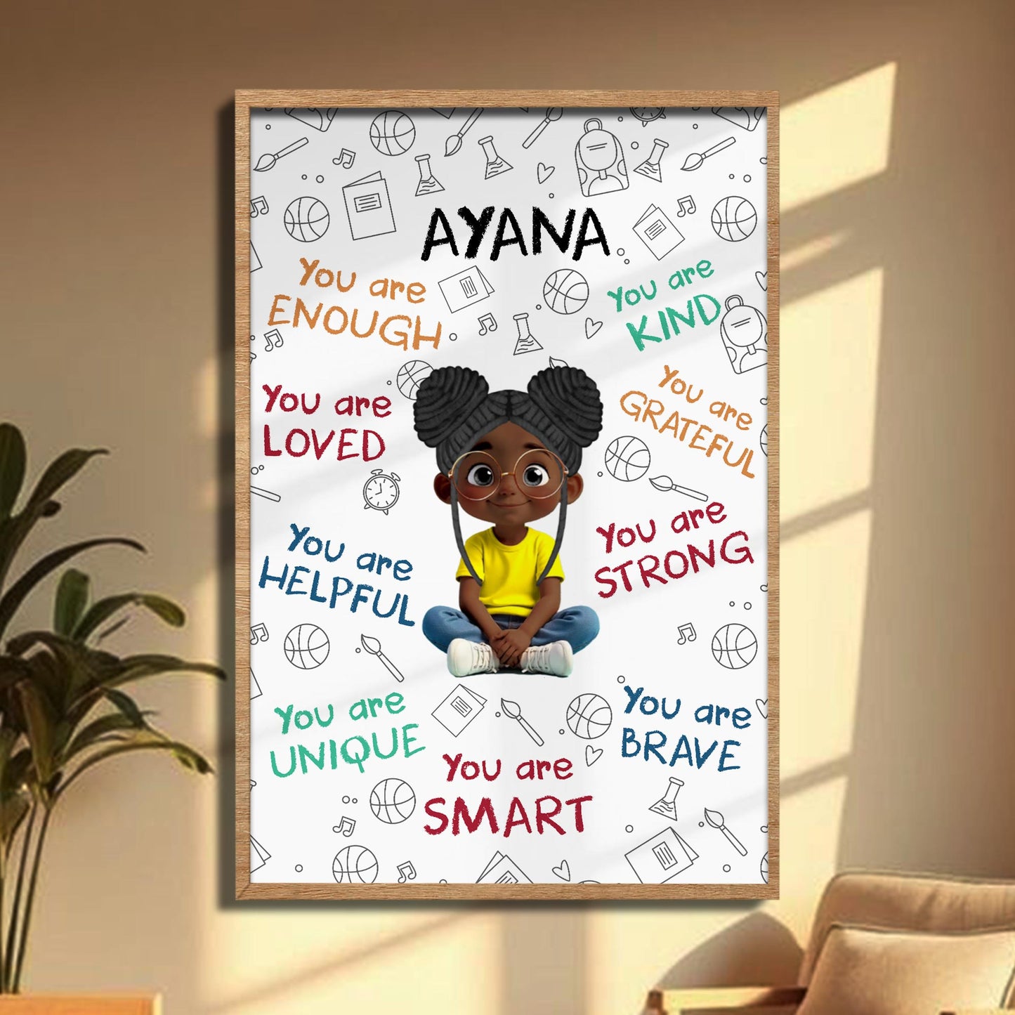 You Are Enough, Loved, Helpful, Positive Affirmations