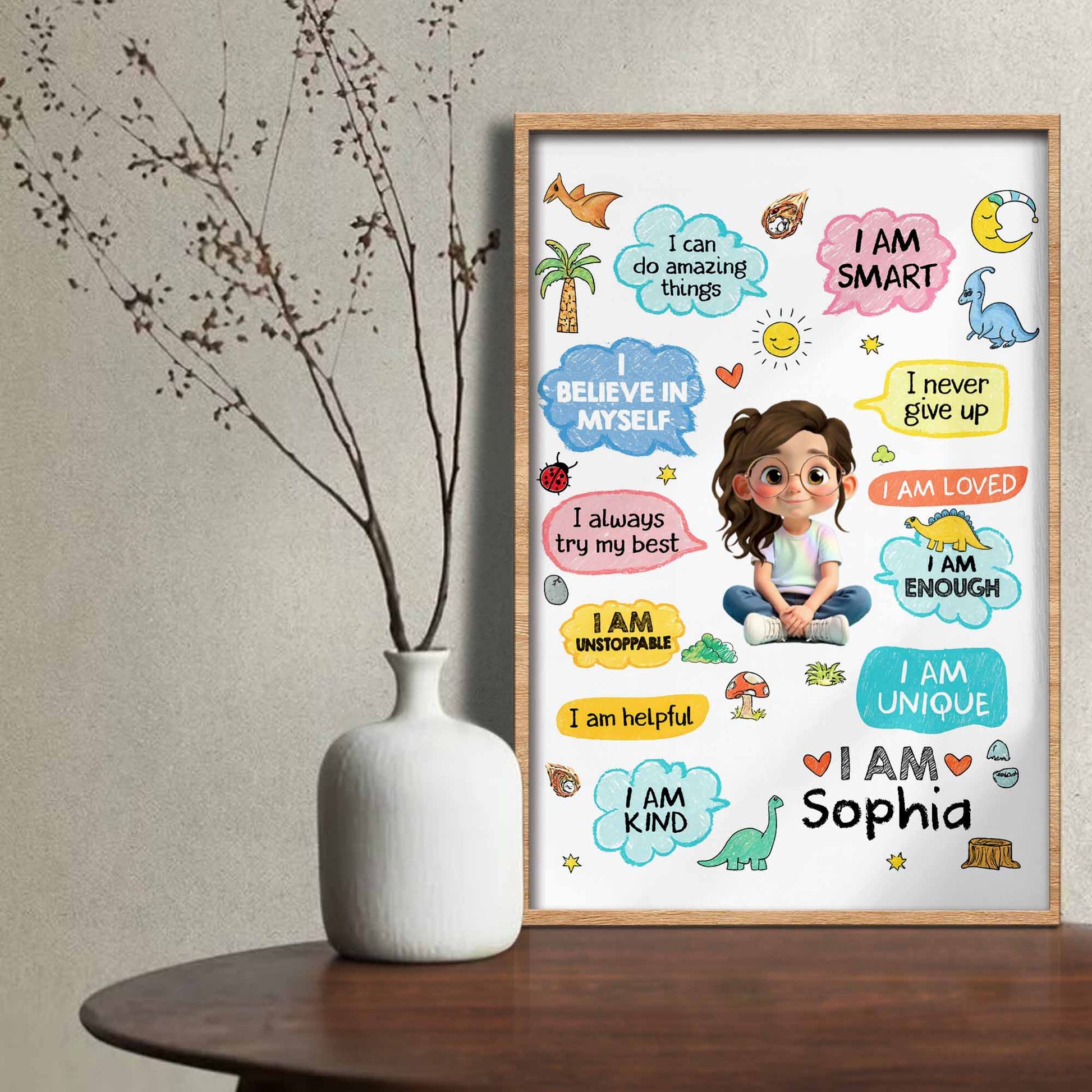 I Am Smart, Loved, Enough, Believe In Myself Poster