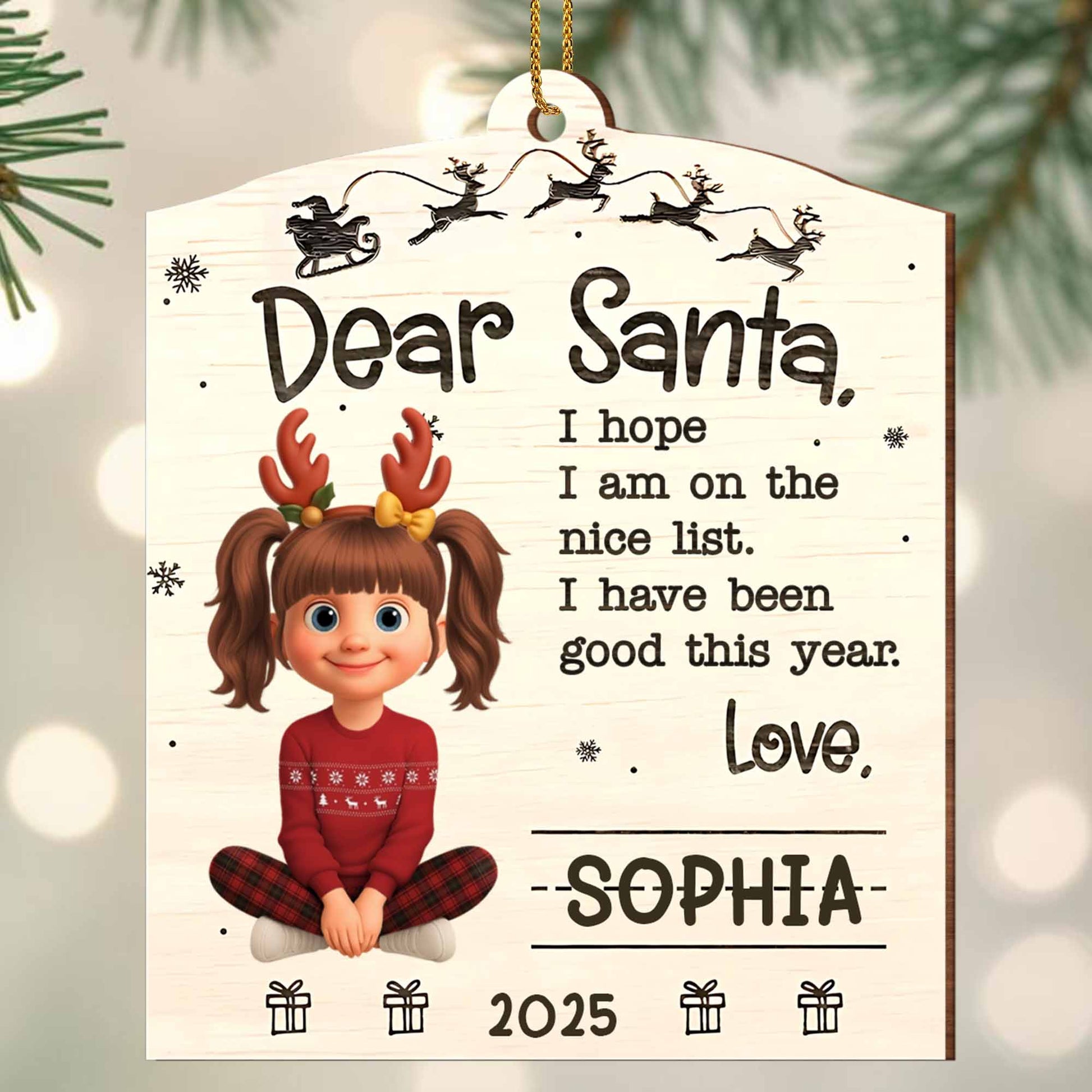 Dear Santa, I Hope I Am on The Nice List