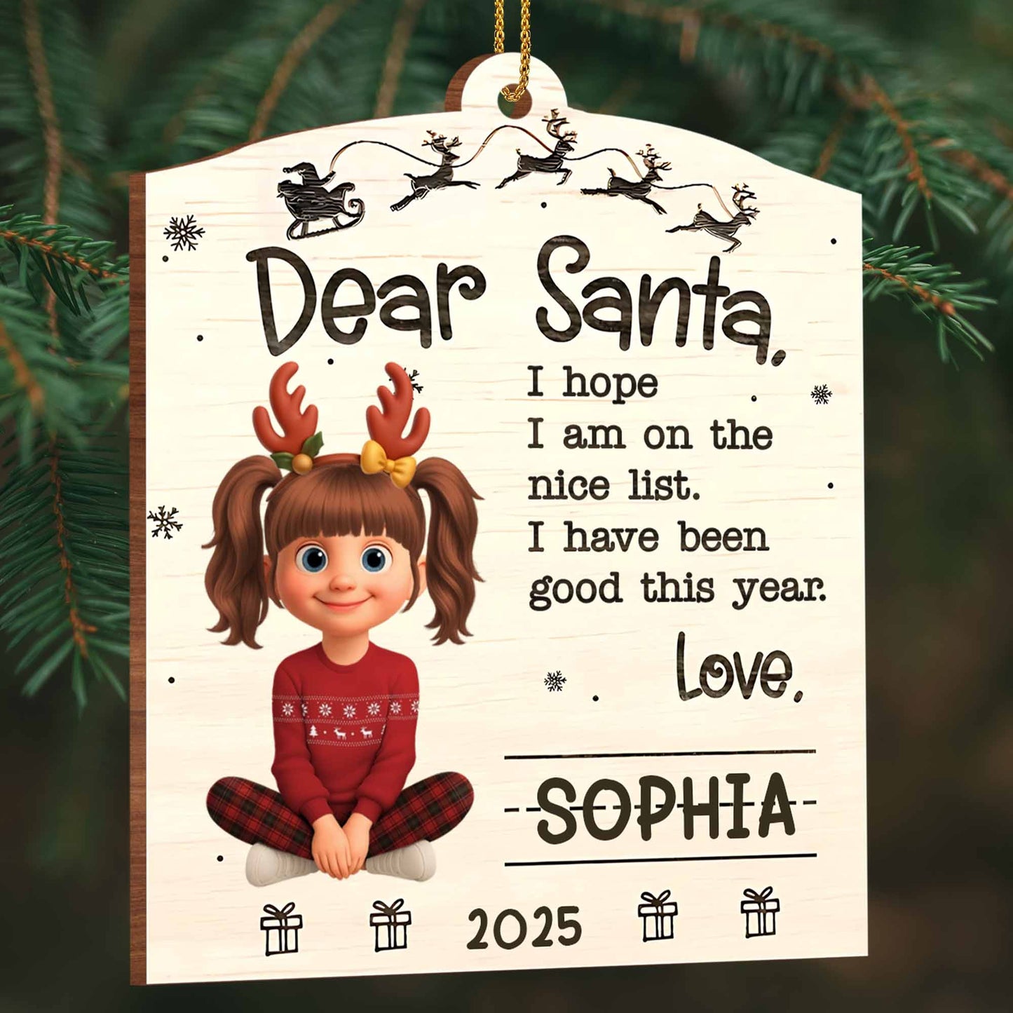 Dear Santa, I Hope I Am on The Nice List