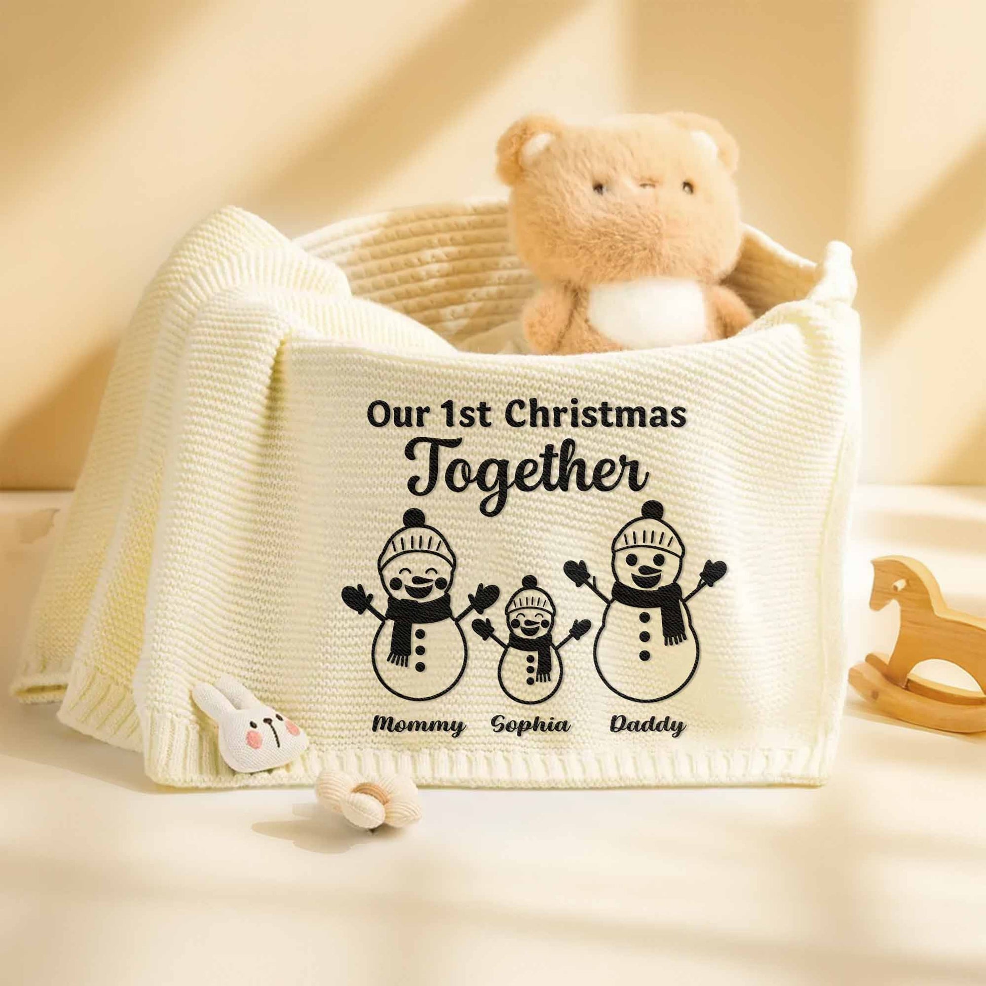 Our 1st Christmas Together With Snowmen