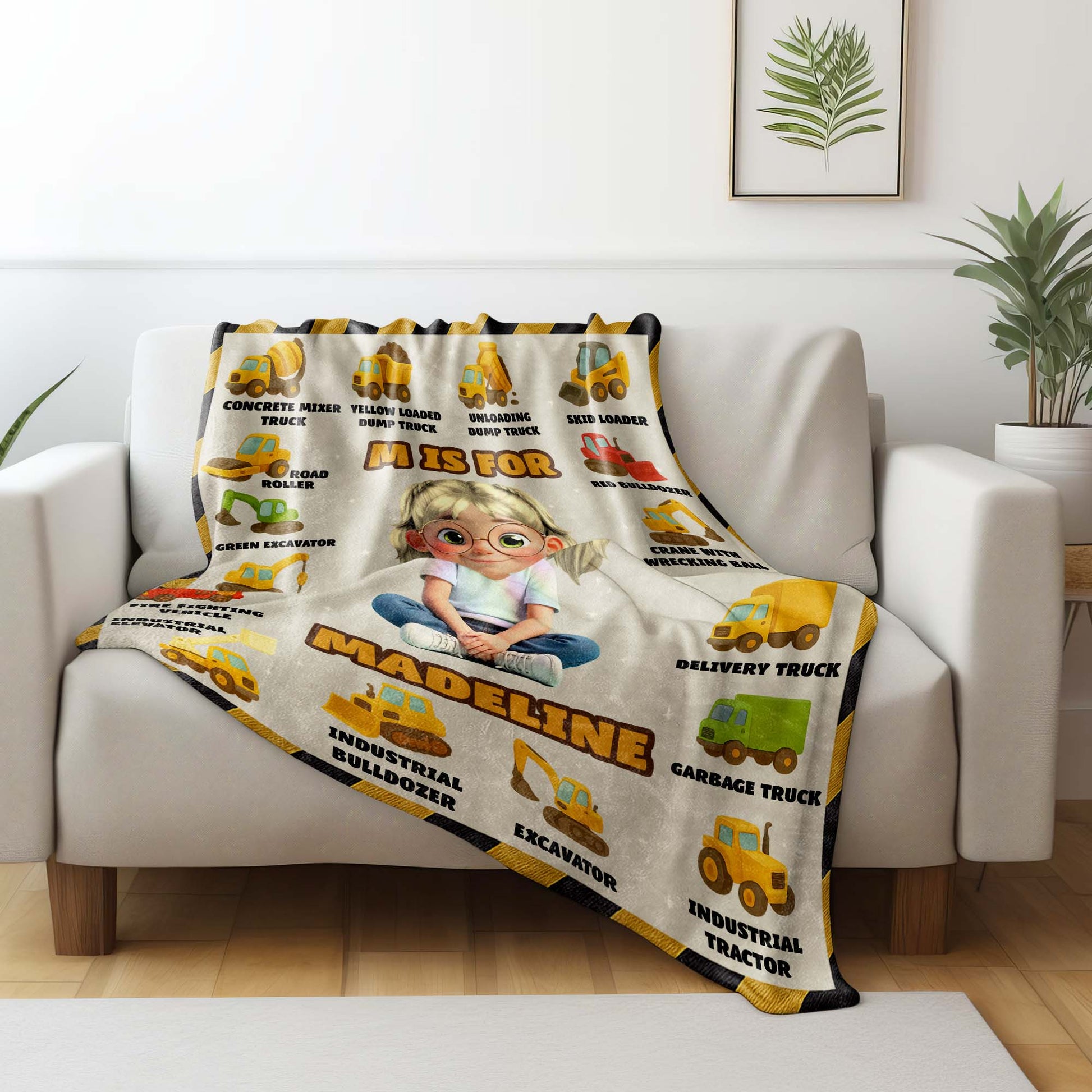 M Is For, Featuring Construction Vehicles