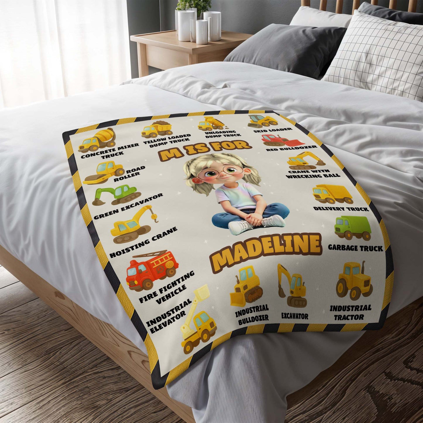 M Is For, Featuring Construction Vehicles