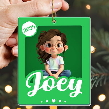 To Joey, Customized With Love, Cute Girl With Glasses