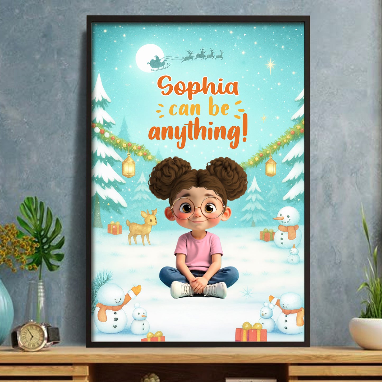 Sophie Can Be Anything Autumn Inspiration - Personalized Custom Vertical Poster - KID358_VPOS