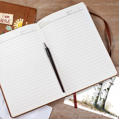 I Am Caring, Brave, Loved, Unique, Strong, Personalized Journal