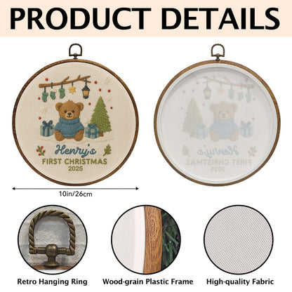 Your First Christmas, Teddy Bear And Christmas Tree