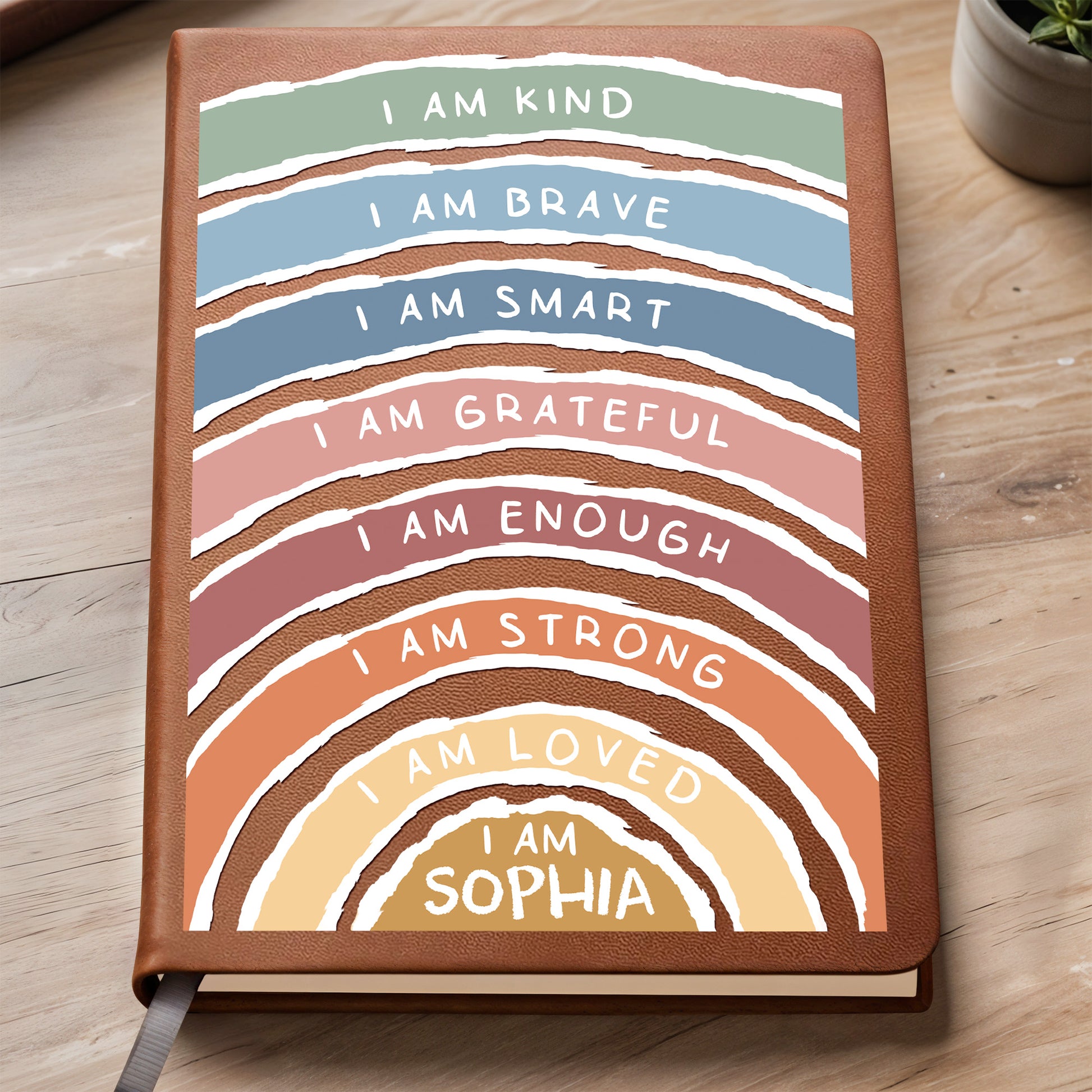 I Am Kind, Brave, Smart, Journal With Inspirational Messages