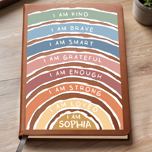 I Am Kind, Brave, Smart, Journal With Inspirational Messages