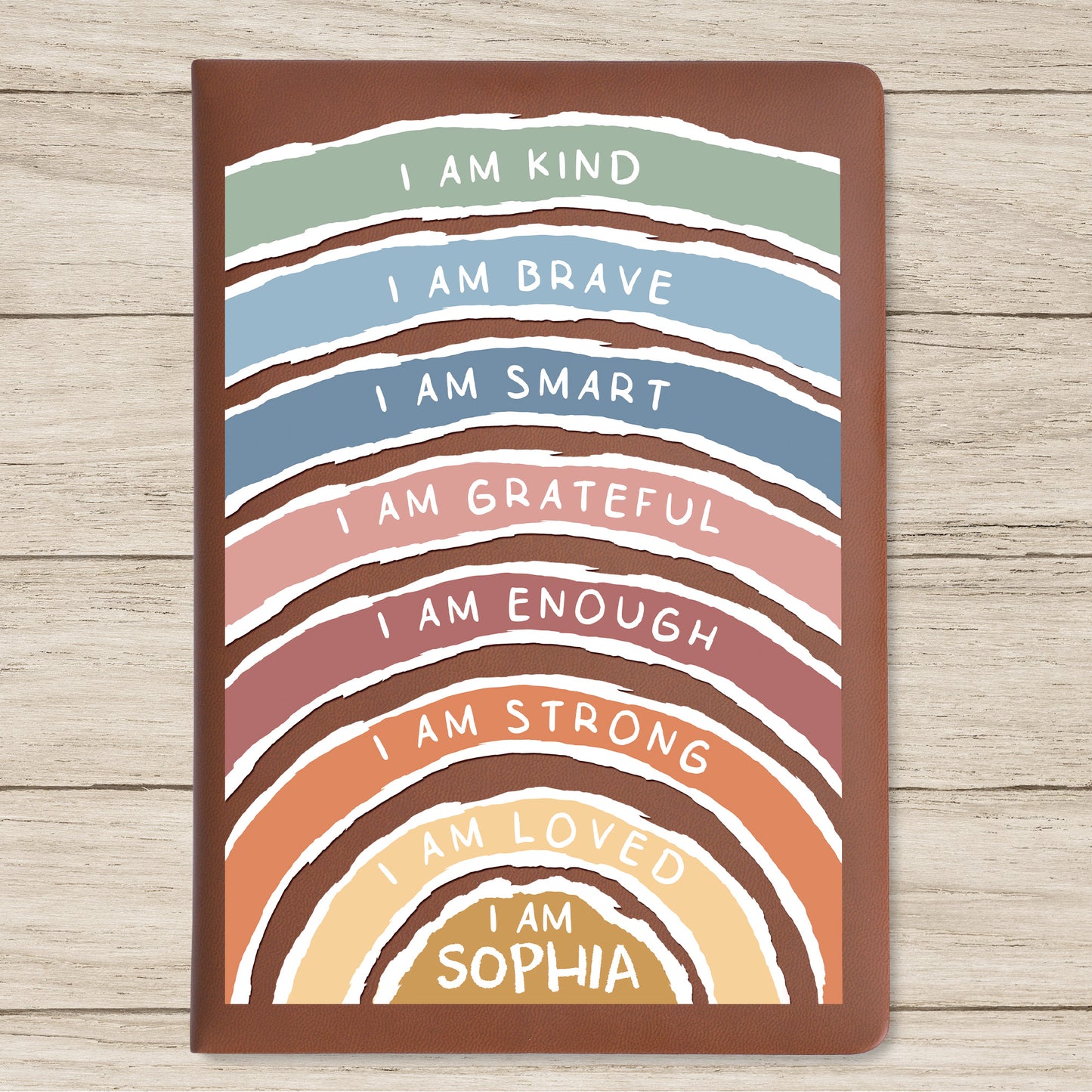 I Am Kind, Brave, Smart, Journal With Inspirational Messages