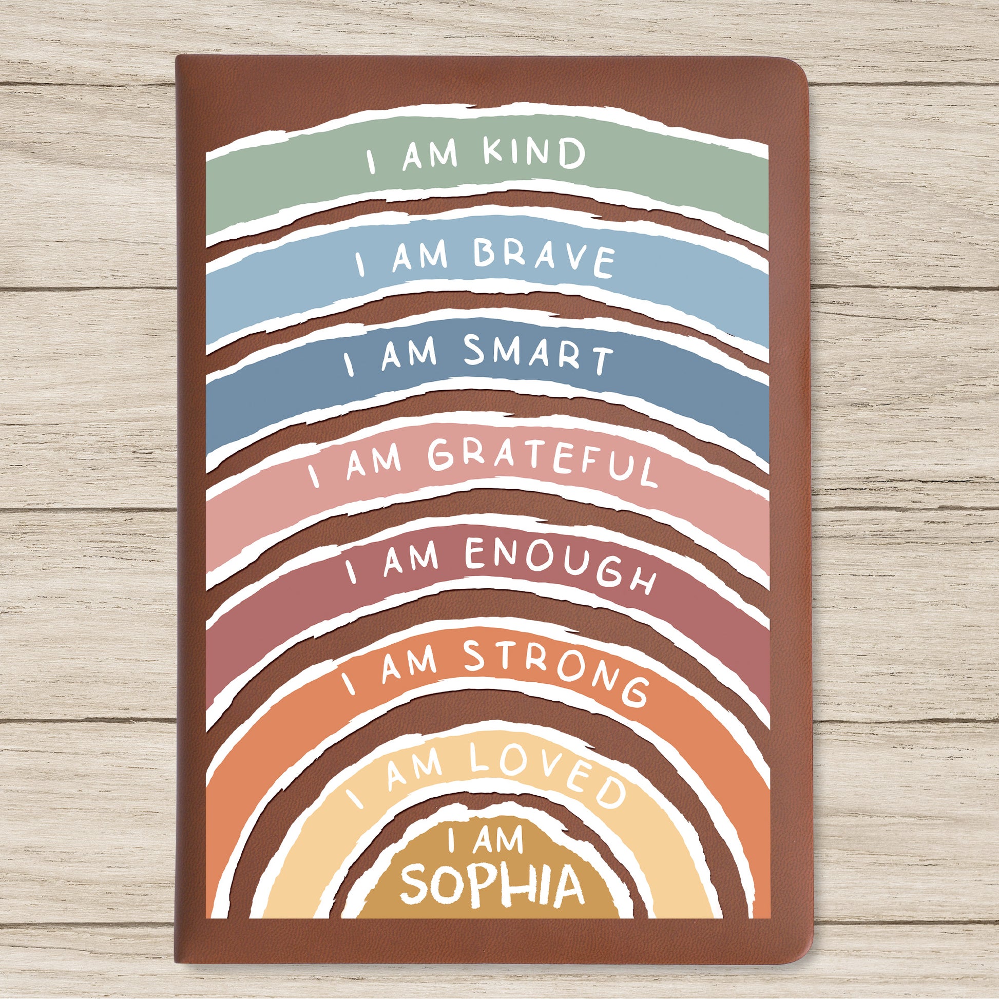 I Am Kind, Brave, Smart, Journal With Inspirational Messages