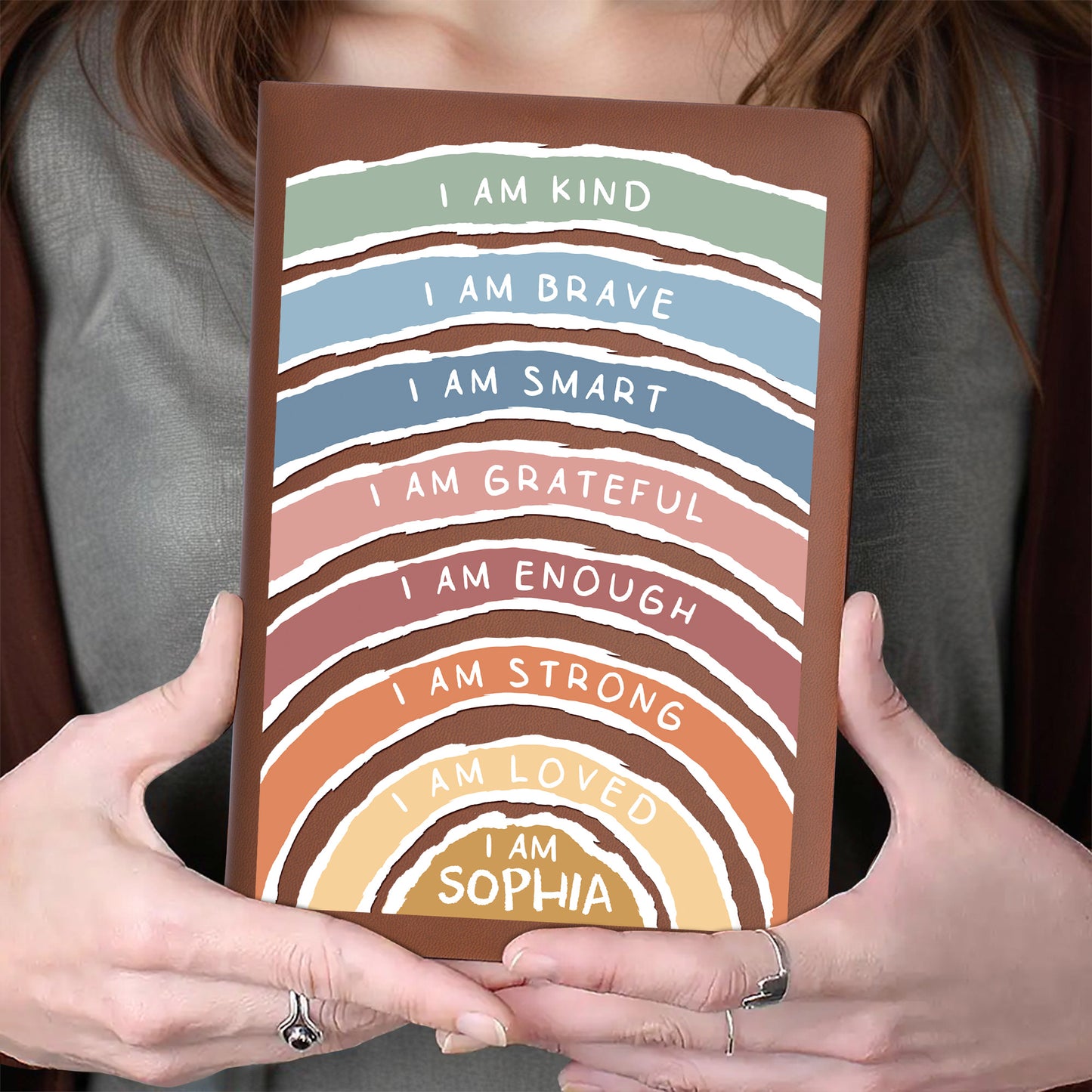 I Am Kind, Brave, Smart, Journal With Inspirational Messages