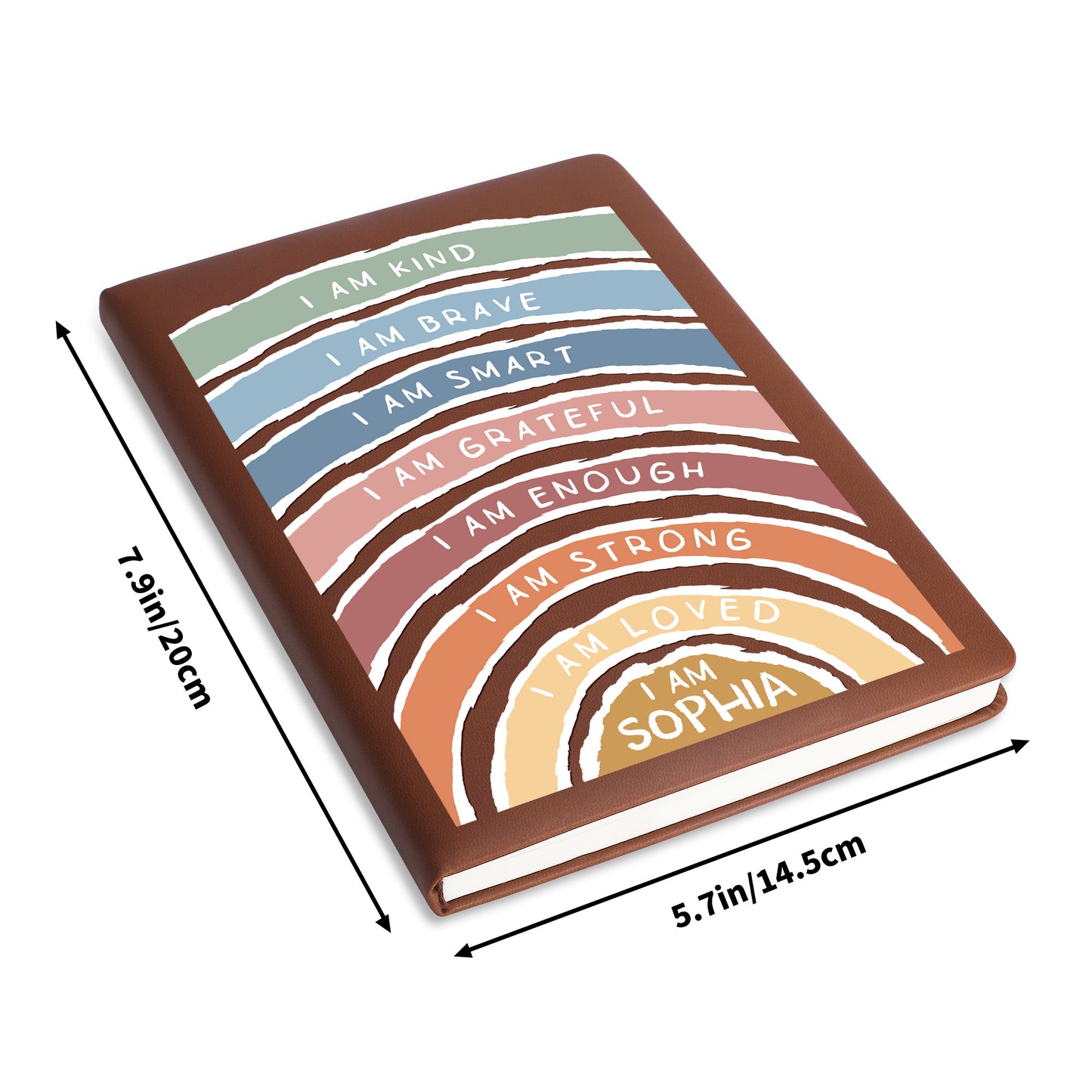 I Am Kind, Brave, Smart, Journal With Inspirational Messages