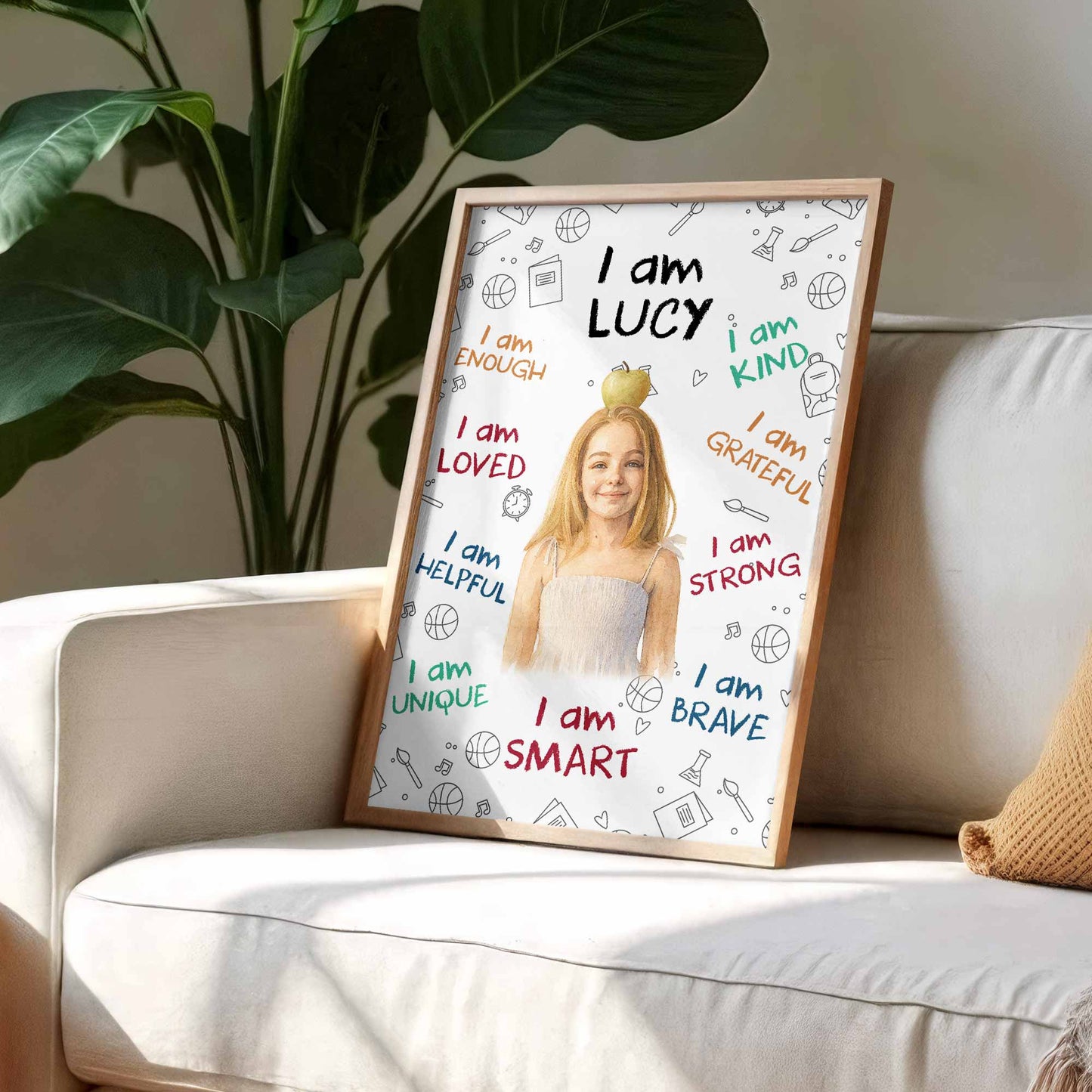 I Am [Name], Empowerment And Positive Affirmations Poster