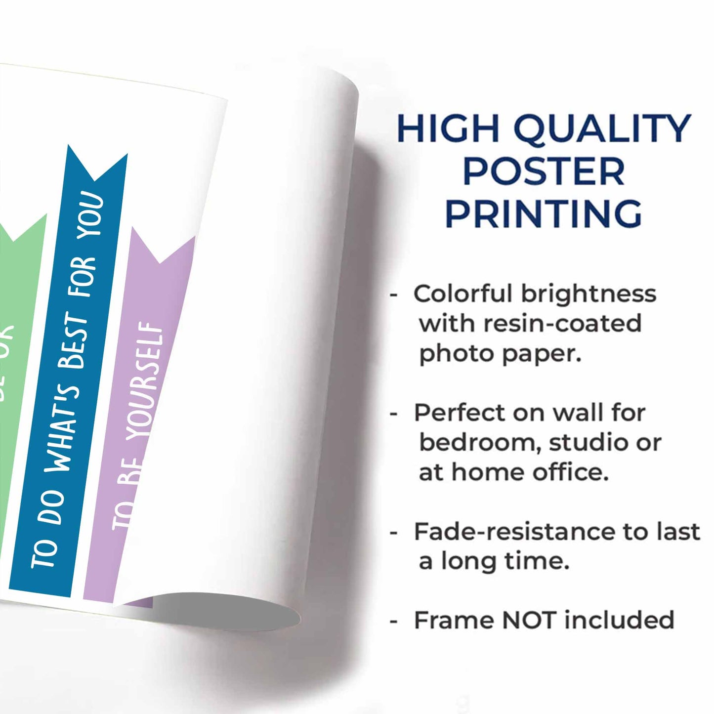 It's Ok To Be Yourself Encouragement Poster