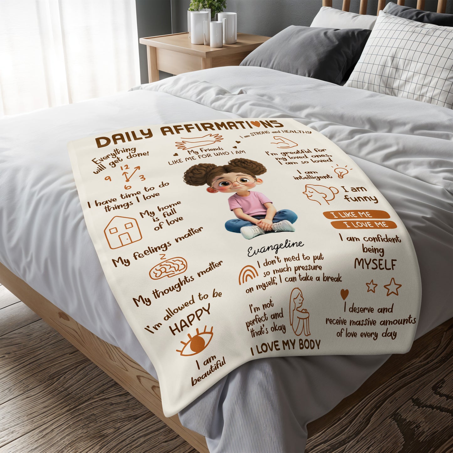 Daily Affirmations With Encouraging Words And Symbols