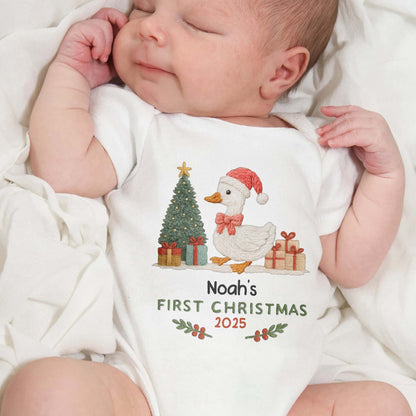 First Christmas Teddy Bear And Gifts