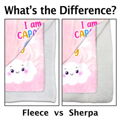 I Am Kind, I Am Important, Unique And Happy Blanket